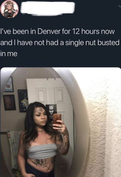 Girl in Denver complains about not having sex within 12 hours of her arrival